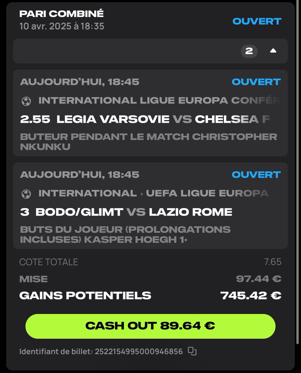 Nieostry's tweet photo. ⚽️ #EuropaLeague ⚽️

Bet buteurs , match à 18:45 ⚠️

#TeamParieur #TeamParieurs #EL #UEL https://t.co/PXVP9sPwZ2