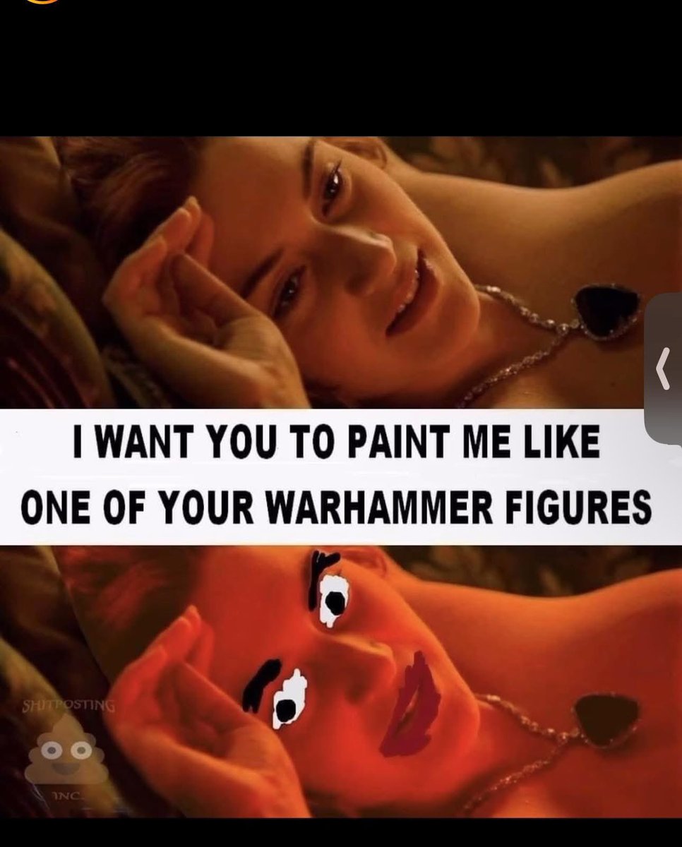 StephenHallet19's tweet photo. Okay this one got me to laugh out loud #warhammer #WarhammerCommunity #WarhammerArt #lmao #funny #accurate #talent https://t.co/jbVFWXlbJ9