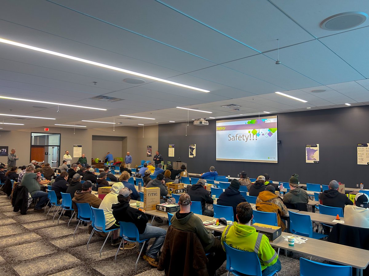 Arvig's Construction Kickoff in Perham set the stage for a powerful year focused on safety, preparation, collaboration, and leadership. Our Southern MN teams are already rolling, and Northern MN is next! Here's to a safe and successful 2025 construction season statewide!

Looking