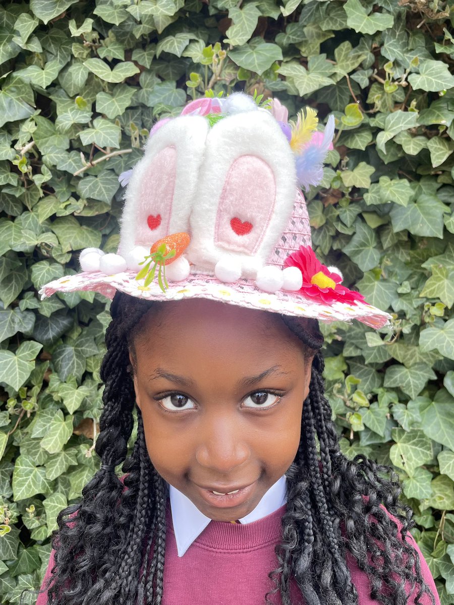 SJTDPrimary's tweet photo. A huge well done to the winners of this year’s Easter Bonnet Parade and to everyone who took part. 👏 
The competition was fierce as we have so many creative children (and parents!) Thank you for your efforts. 😍
Swipe to see the best bonnets! 2/2 https://t.co/r4qlZK9lPl