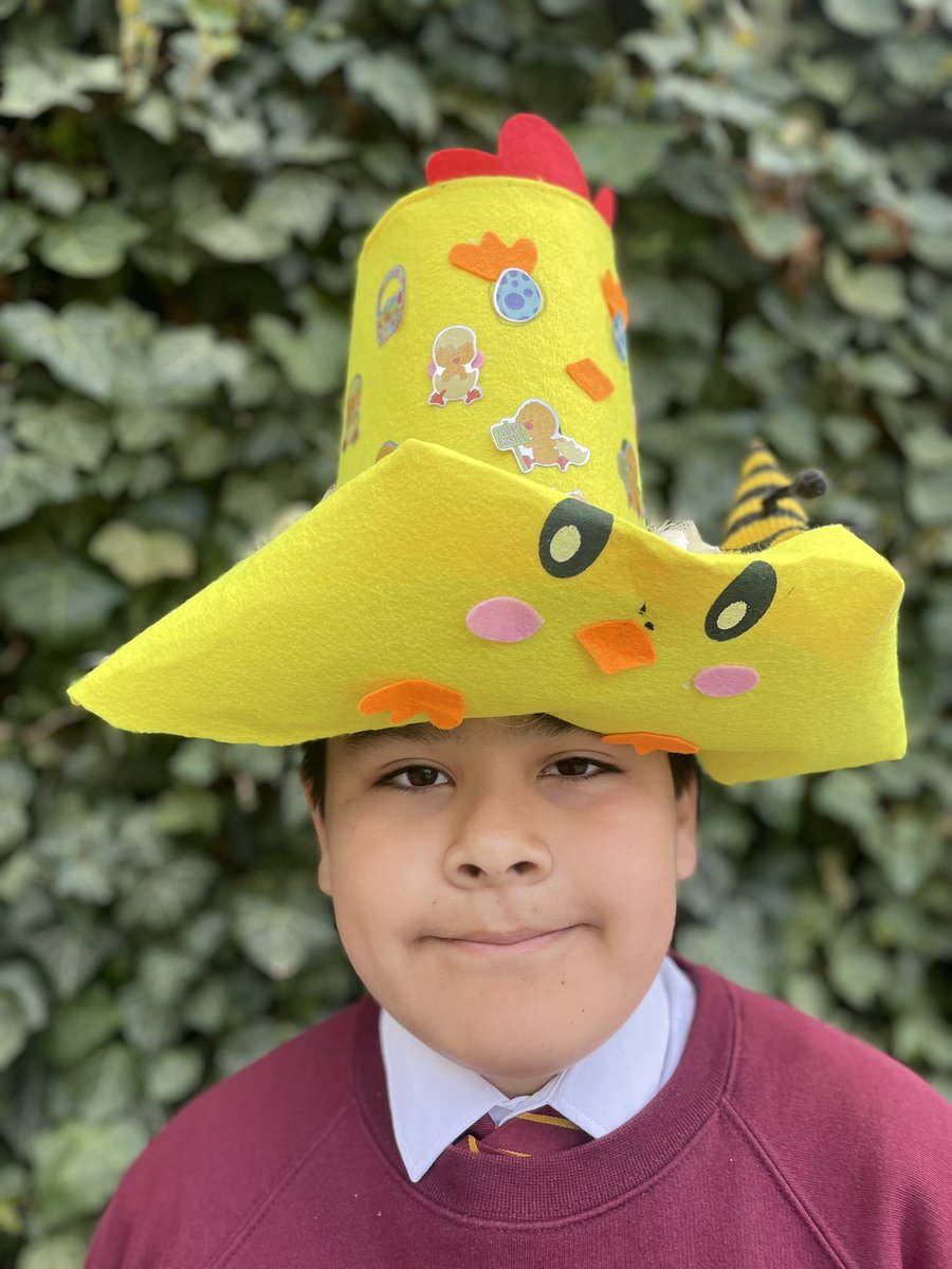 SJTDPrimary's tweet photo. A huge well done to the winners of this year’s Easter Bonnet Parade and to everyone who took part. 👏 
The competition was fierce as we have so many creative children (and parents!) Thank you for your efforts. 😍
Swipe to see the best bonnets! 2/2 https://t.co/r4qlZK9lPl