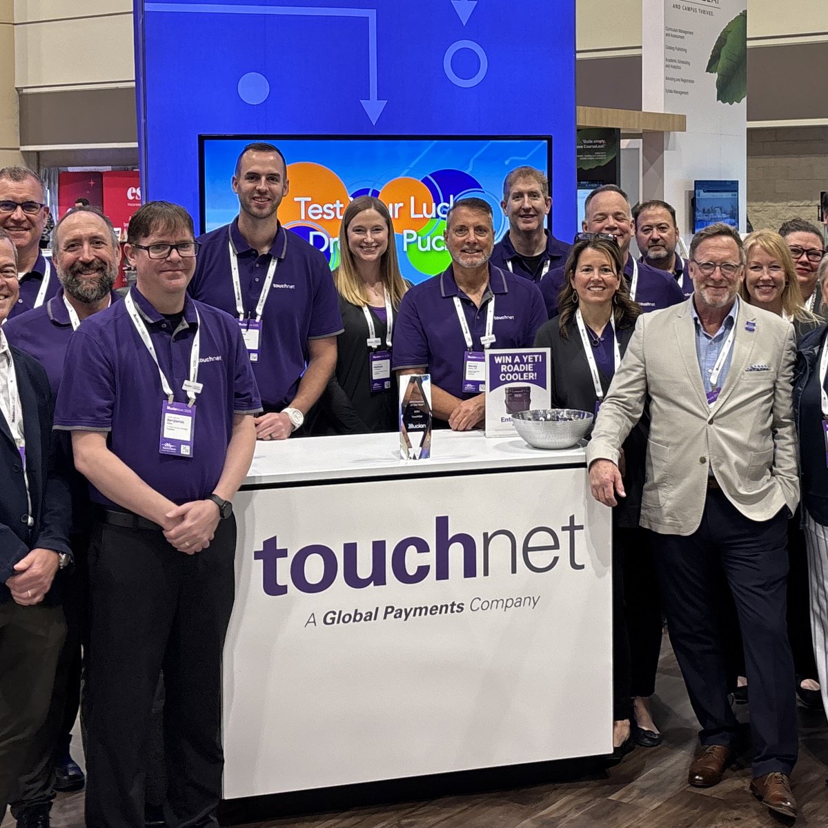 TouchNet's tweet photo. 🏆 We’re honored to share that TouchNet received two awards at #elive2025 this week!

🌟 Ellucian Partner of the Year
🌟 Ellucian Experience Partner Contest Award
Big thanks to our teams and our incredible partners at @EllucianInc!

#HigherEdTech #TouchNet #Ellucian #elive2025 https://t.co/U1wfWq9yQi