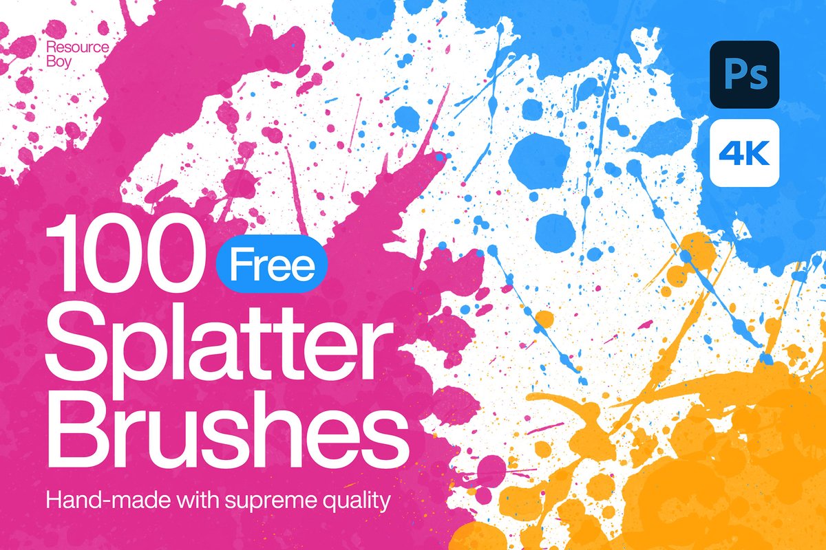Resource_Boy's tweet photo. 100+ Splatter Photoshop Brushes! Add explosive effects and texture to your designs. For art, posters, or branding. These brushes are ur new secret weapon!
https://t.co/Ru8zNe2LzW
#PhotoshopBrushes #DesignResources #DigitalArt #GraphicDesign #ArtisticEffects #CreativeTools https://t.co/3WGIviwQSP