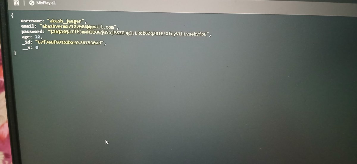 AkashVerma0712's tweet photo. #Day27
Working on my next backend project to work more on my CRUD knowledge of mongoDB.
@IETE_BITS https://t.co/jJ0MuRmo10