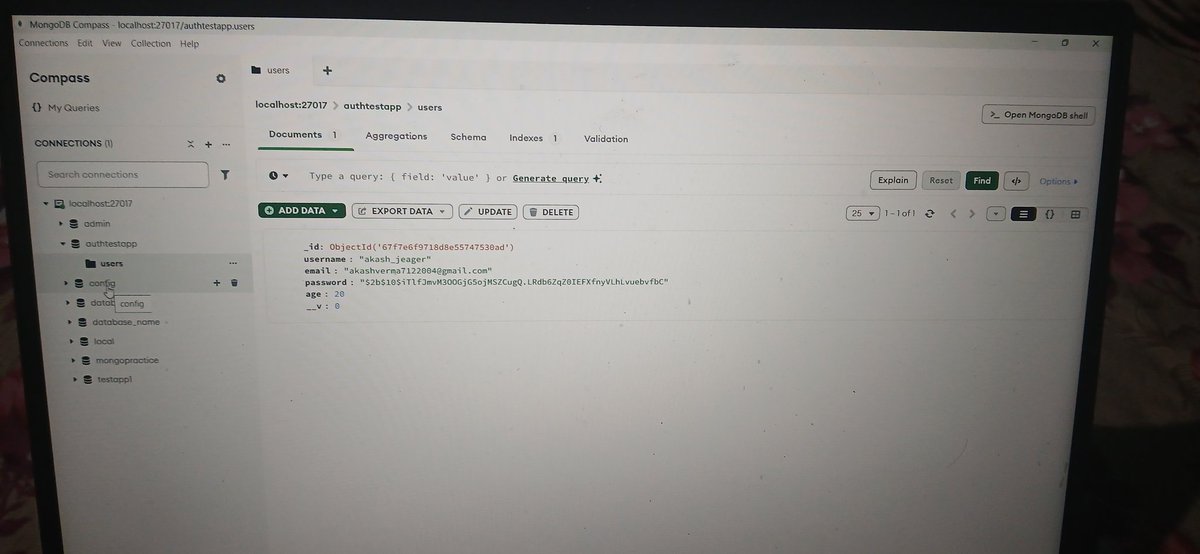 AkashVerma0712's tweet photo. #Day27
Working on my next backend project to work more on my CRUD knowledge of mongoDB.
@IETE_BITS https://t.co/jJ0MuRmo10