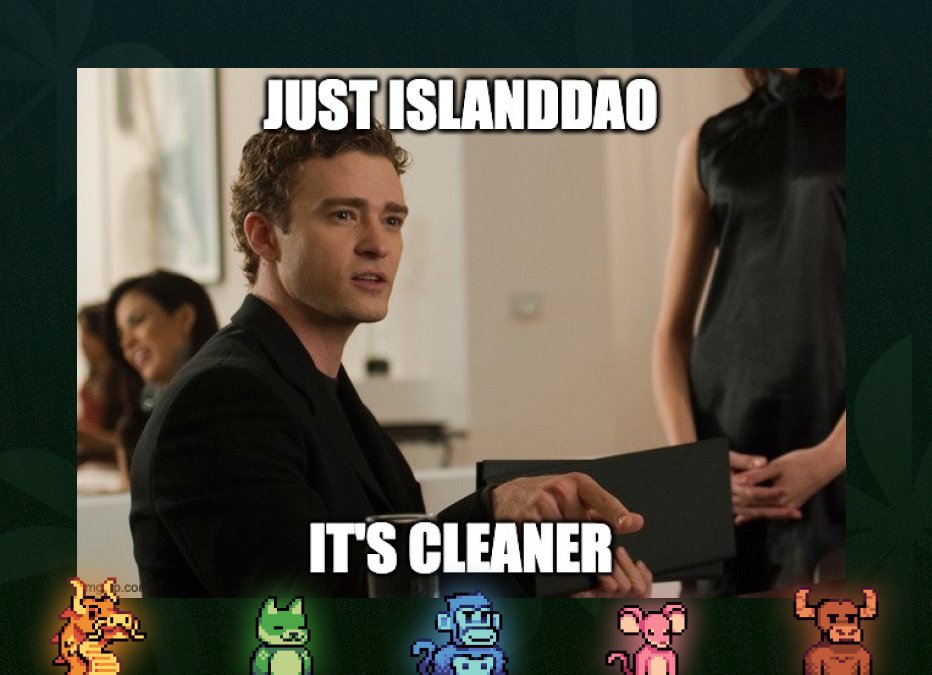 New handle and domain who dis?

Big thanks to <a href="/IslandDAO2020/">Island DAO ➡️ Solarpunk Estates</a> for passing over the clean islanddao handle to us 🫡