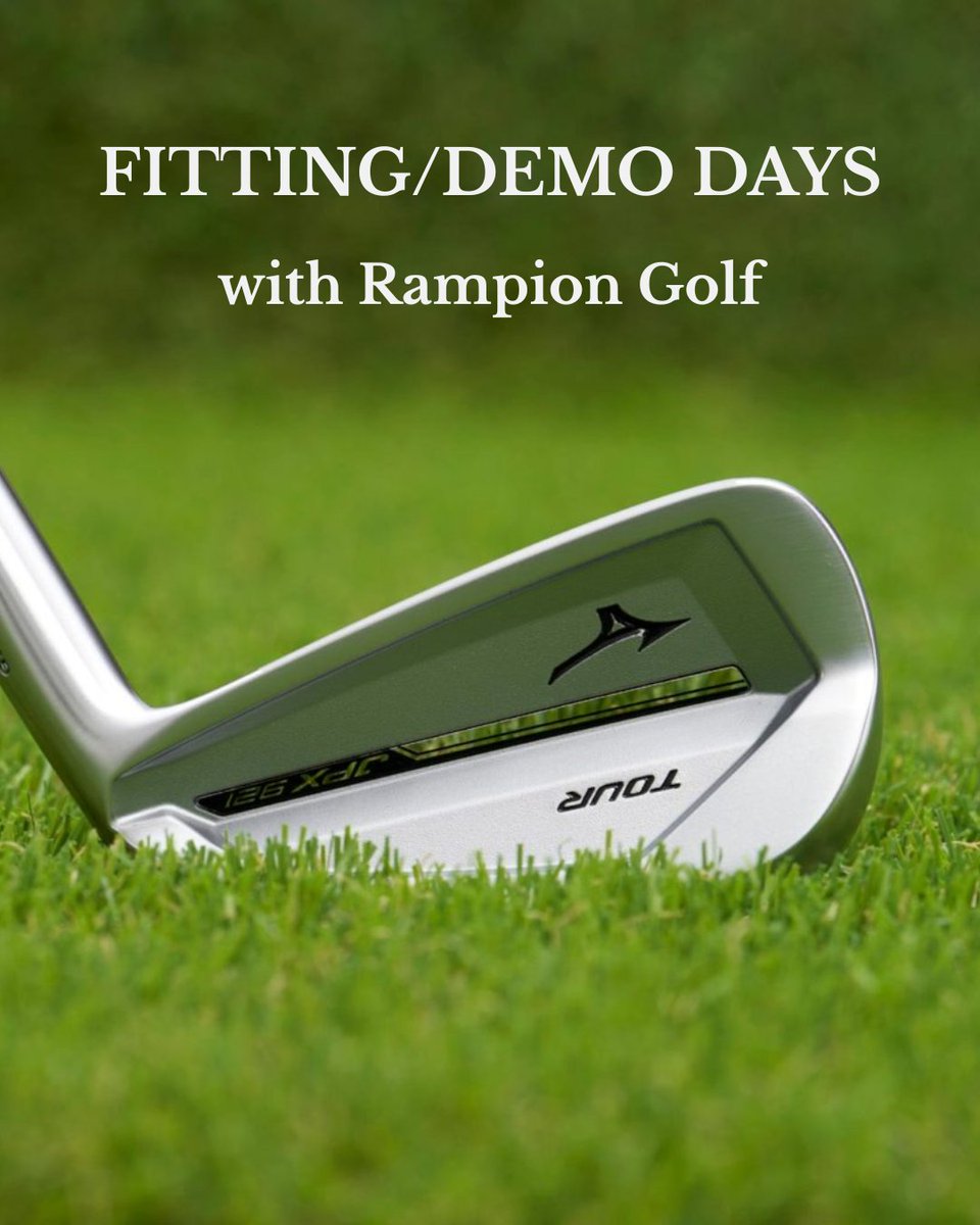 Fitting &amp; Demo Days coming up at Worthing GC!
Try the latest gear &amp; elevate your game ⛳️

📅
• Mizuno - 14 Apr, 11am–5pm
• Callaway - 16 Apr, 10am–2pm
• Ping - 23 Apr, 9am–1pm

📍Book via Rampion Golf in the Pro Shop!