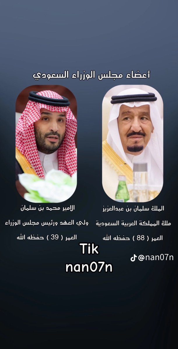 من هم أعضاء مجلس الوزراء السعودي 

تابع