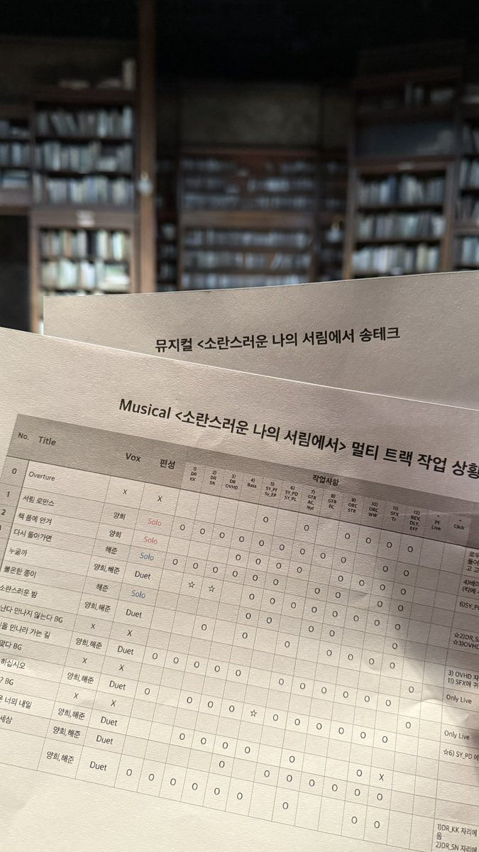 Small_o's tweet image. 뮤지컬 소란스러운 나의 서림에서