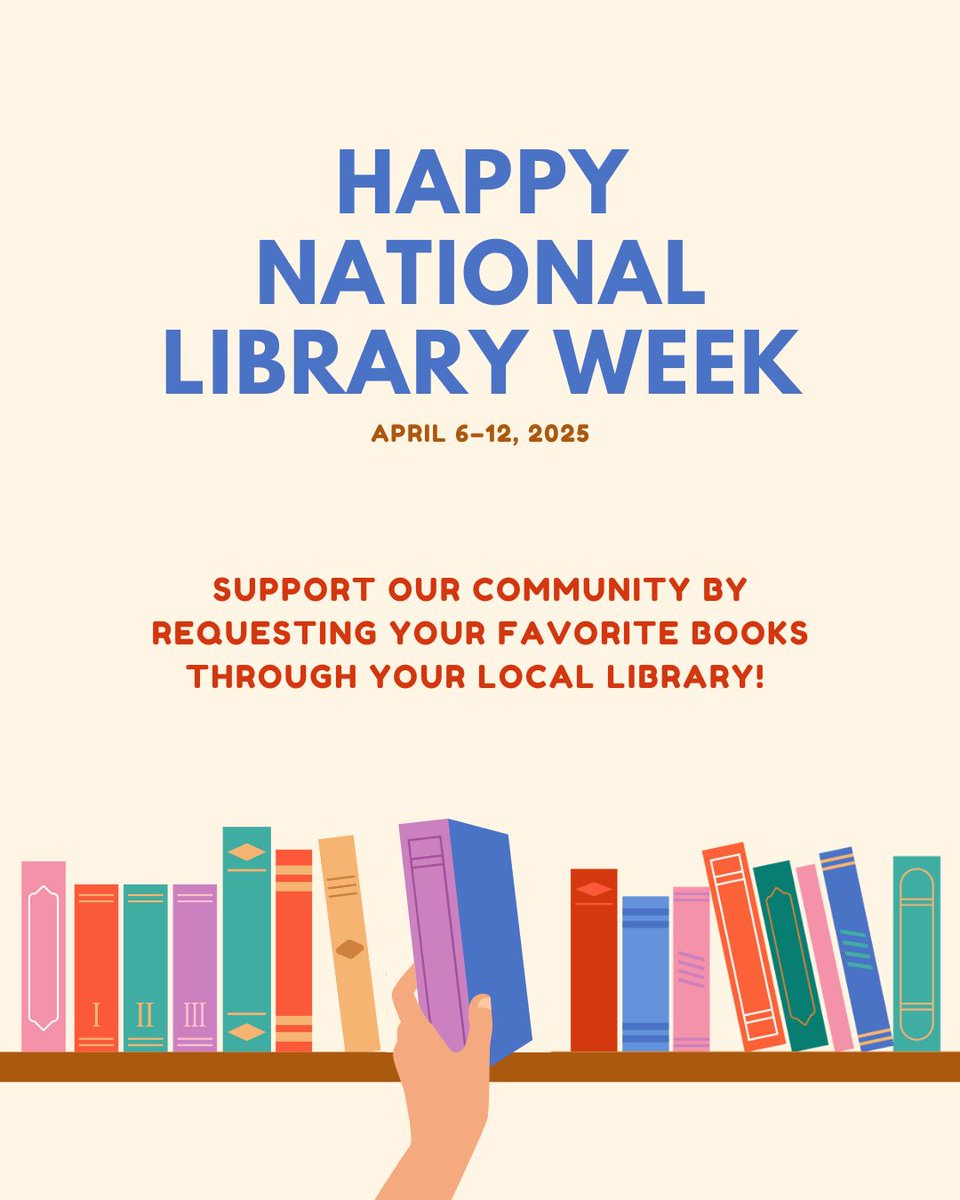 📚 Happy National Library Week! 🏳️‍🌈✨

Thank you to all the incredible libraries and librarians who support and champion sapphic literature and the GCLS community. Your dedication to diversity, inclusion, and access to literature makes our stories available to readers everywhere.