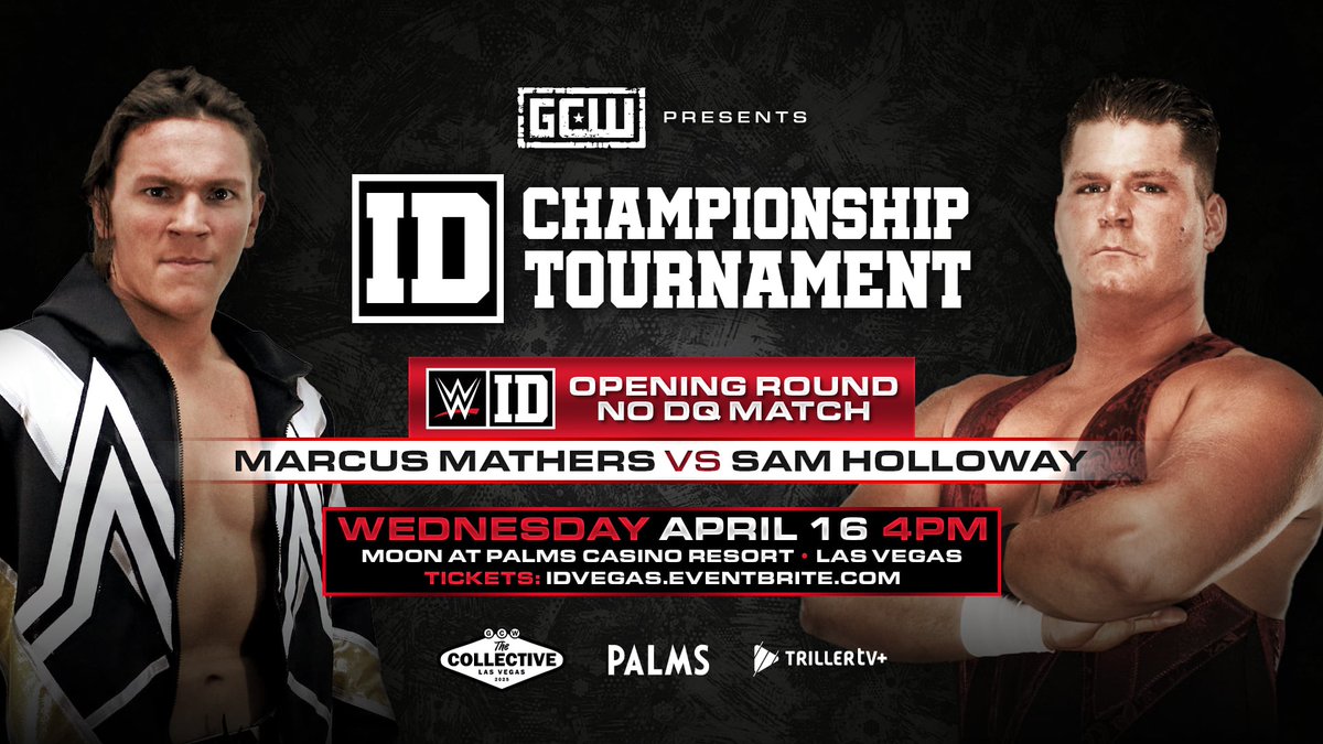 GCWrestling_'s tweet image. *BREAKING*

Per @WWEID:

1 GCW wrestler has been selected at random to be the 3rd member in an opening round match at the ID Tournament @ The Collective.

If they win their match, they'll continue as an official entrant in the tourney.

The competitor will be revealed today @ 3pm