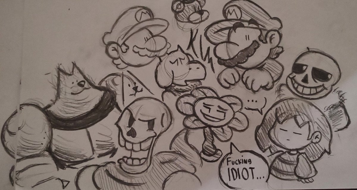 mrgrizz123's tweet image. when you play undertale for the first time