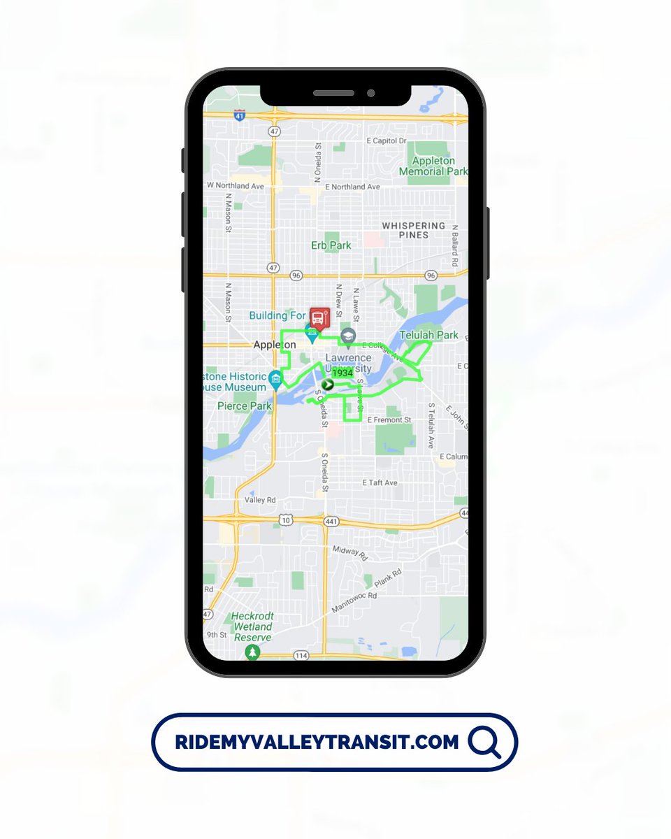Know exactly when your bus is arriving! 🚍 Use the “Live Bus Map” feature at ridemyvalleytransit.com to plan your ride with confidence.