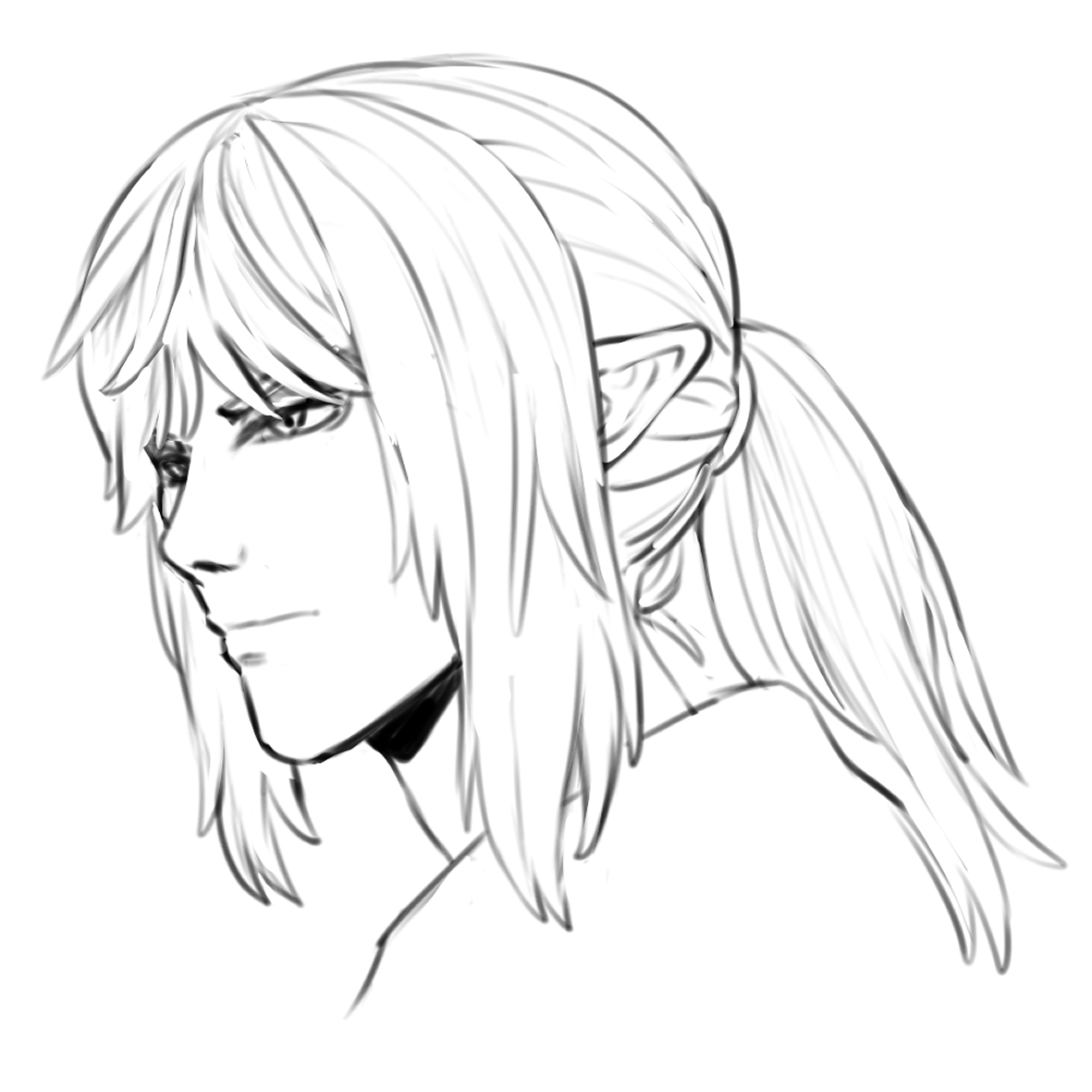 More FFXIV character practices~ today, some Scions I like ☺️♥️ 