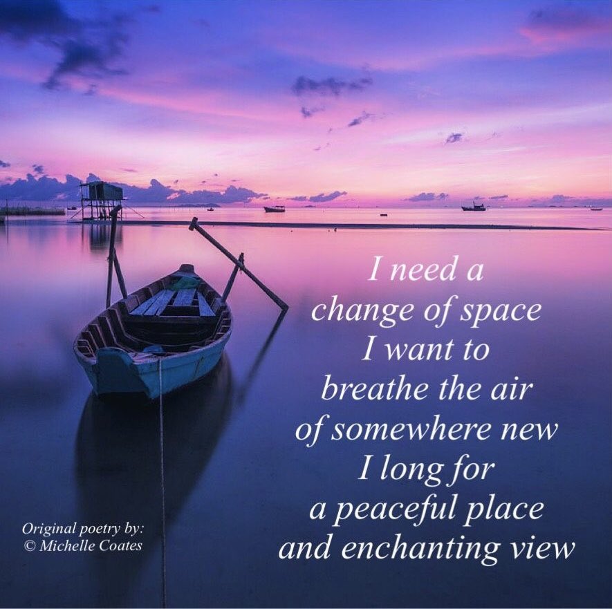 mikki_co's tweet photo. “I need a change of space
I want to breathe the aire of somewhere new
I long for a peaceful place
And enchanting view”
~Poetry by Mikki
#poet #poetry #poem #poetrybymikki #changes #new #growth #changemindset https://t.co/7sM7AG202g