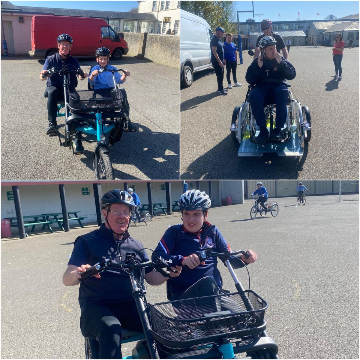 cbsroscommon's tweet image. 𝐁𝐢𝐤𝐞𝐬, 𝐋𝐚𝐮𝐠𝐡𝐬, 𝐚𝐧𝐝 𝐆𝐨𝐨𝐝 𝐕𝐢𝐛𝐞𝐬
Thank you to RoscommonSports- Partnership for bringing the assistive bikes to CBS Roscommon today! It was a fantastic morning full of smiles, movement, and great memories😊
#ActiveSchools #FunForAll #CommunitySupport