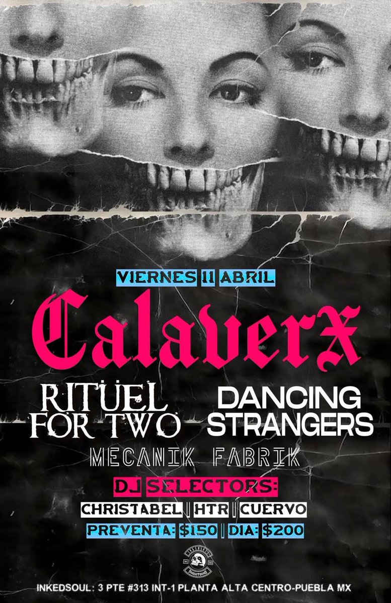 DancingStranger's tweet image. Ya es mañana el show en #Puebla !!!

#postpunk #darkwave #tijuana