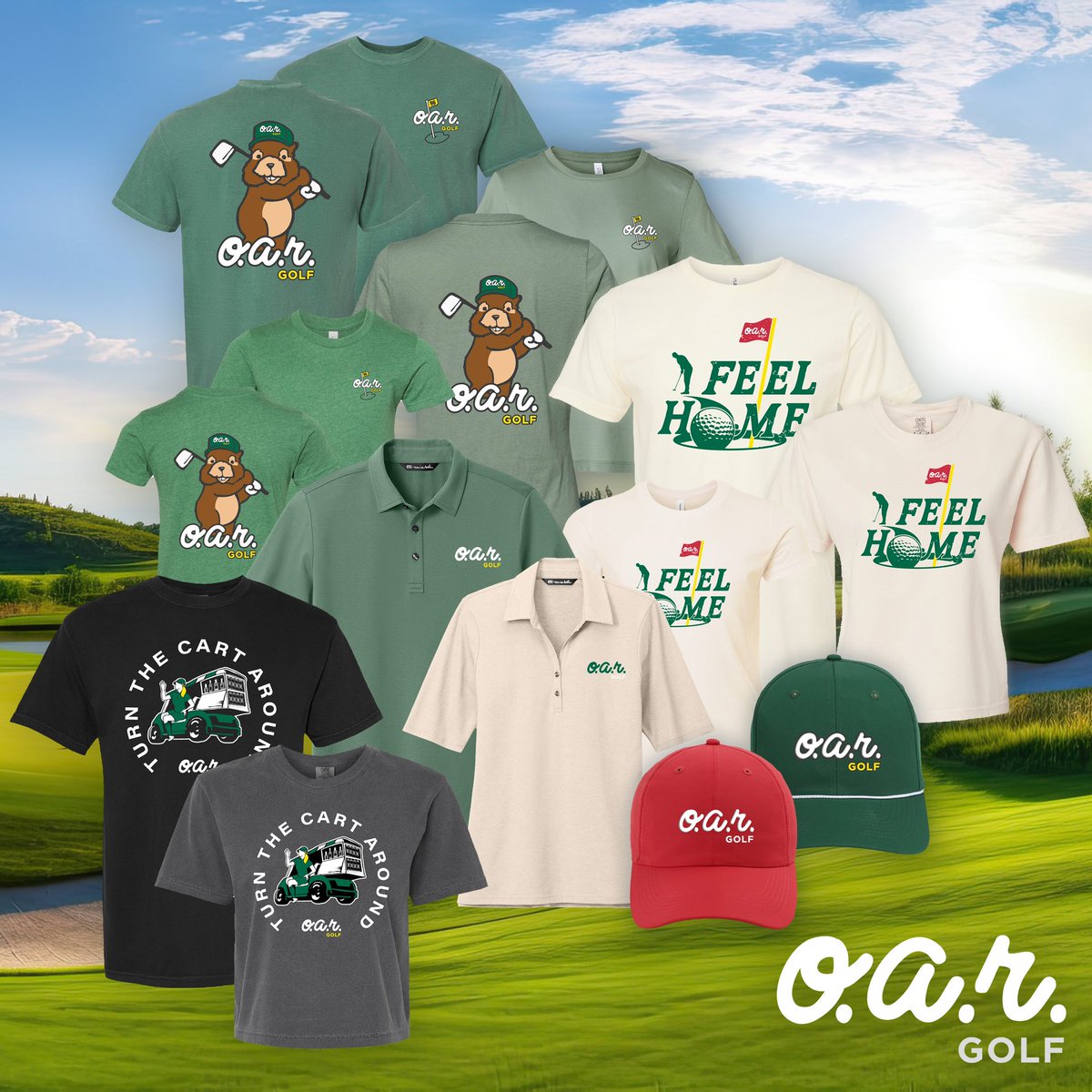 Swing into Masters weekend with O.A.R.!⛳️

📲 liveoar.com/collections/o-…

#oar #oarathleticdept #masters