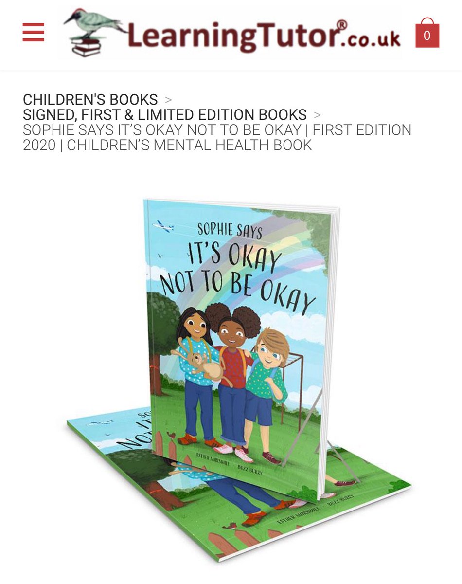 LearningTutor's tweet photo. 🌈 “It’s okay not to be okay.”
Sophie Says It’s Okay Not to Be Okay by Esther Marshall As seen on BBC News
Now £5.99 –15% off +free UK delivery £25+ Empowering children’s mental health book (Ages 2–8)
https://t.co/JCK5KsUanO® #SophieSays #ChildrensMentalHealth #ItsOkayNotToBeOkay https://t.co/AgpAvuP8Zt