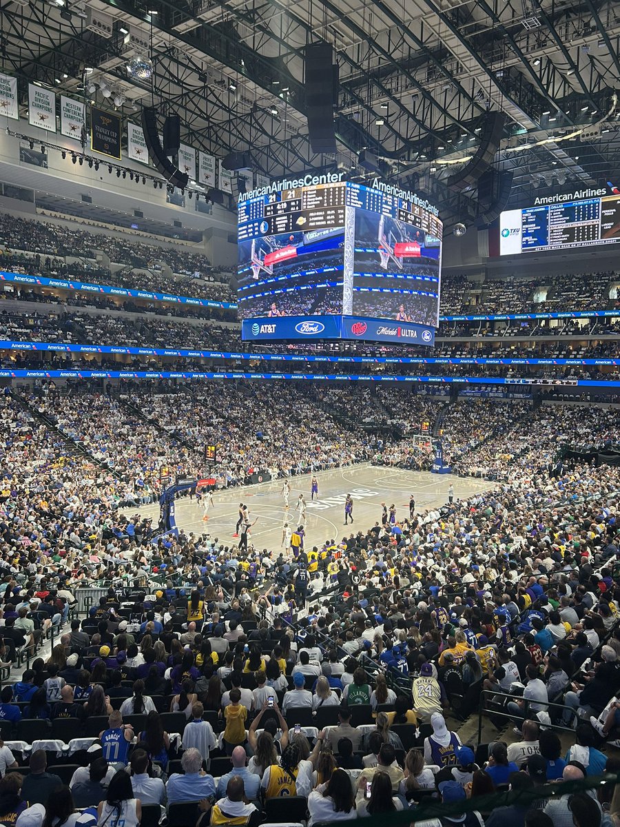 I still can’t get over last night’s game. I’m just so proud of the city of Dallas. What an amazing fanbase.