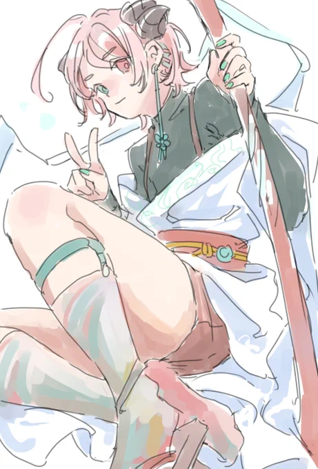 #1日1ソックスガーターの定理 定期的に看板息子に新しい服を着せてる 