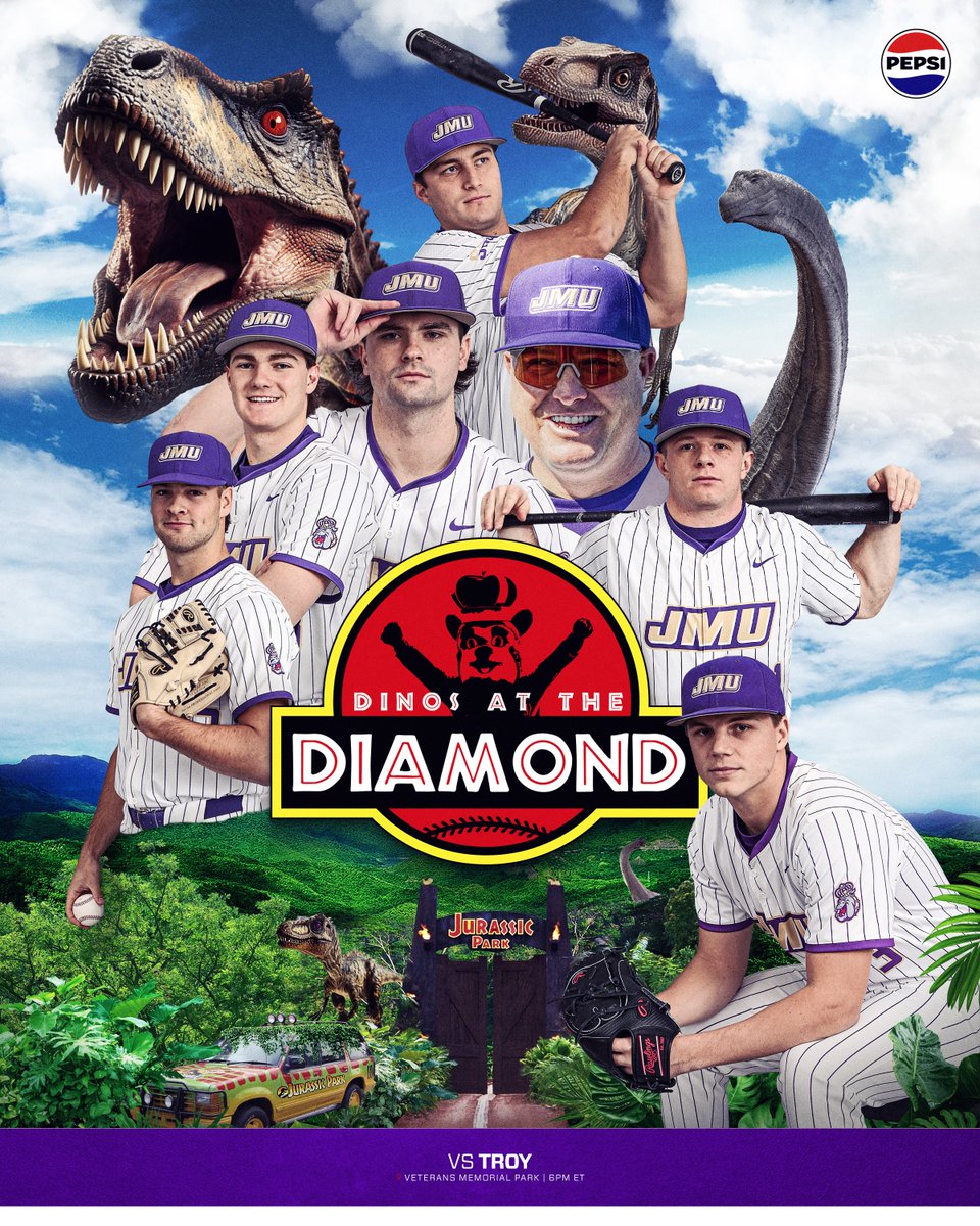 JMUBaseball's tweet photo. Baseball finds a way.

🆚 #20 Troy
📍 | Veterans Memorial Park
🕕 | 6 p.m.
🖥️ | https://t.co/14fNnfjzWK
👂 | https://t.co/eNJlDntAr5
📻 | 106.9 FM / 1360 AM
📊 | https://t.co/yG4GM8ksiO

#GoDukes https://t.co/4CZqwACwEn