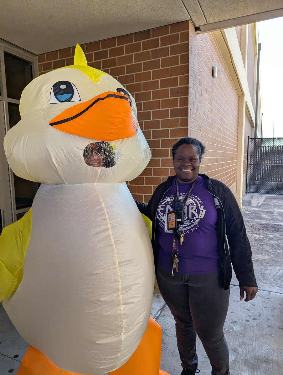 It's AP appreciation week! And Love our APs, we don't try to duck them! 
<a href="/HumbleISD_HHS/">Humble High School</a> <a href="/humblehighstuco/">Humble High Student Council</a>