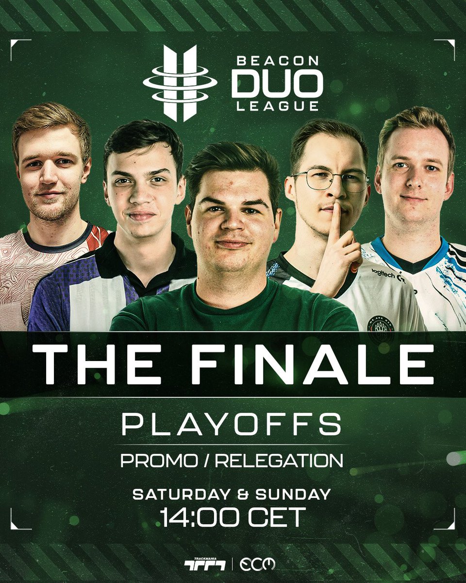 🧩 | THE FINALE #BDLTM

It all comes down to this weekend! After almost a month of continuous competition, only Promo-Relegation and Playoffs remain. It's almost time to crown the winners of the inaugural Beacon Duo League!

🔴 LIVE Saturday &amp; Sunday from 14:00 CET ⬇️