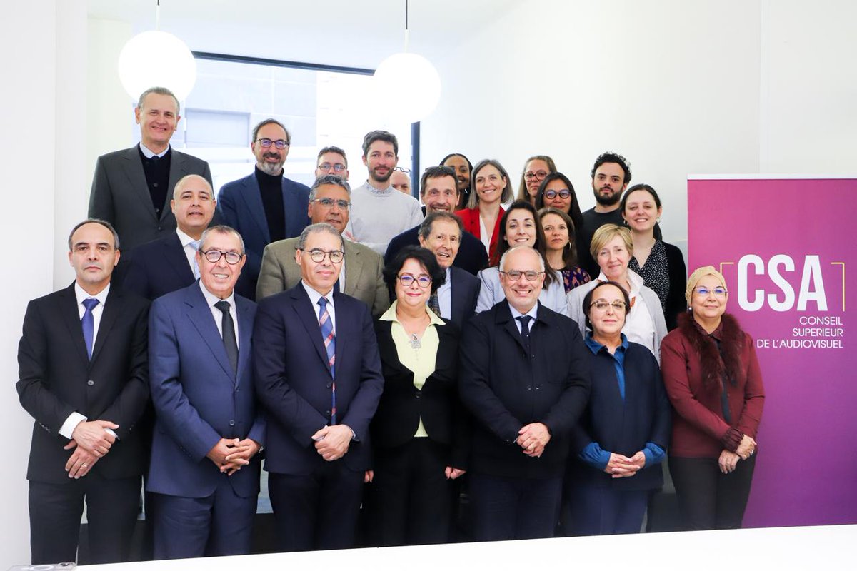 La <a href="/HACAMOROCCO/">HACA</a> en visite de travail au <a href="/CSAbelge/">CSA-Conseil supérieur de l'audiovisuel</a>, Conseil Supérieur de l'#Audiovisuel de la Fédération #Wallonie-#Bruxelles.
<a href="/OfficielRefram/">Réseau francophone des régulateurs des médias</a> <a href="/BelgiqueMaroc/">La Belgique au Maroc</a> <a href="/AmbMarocBeLux/">Le Maroc en Belgique et au Luxembourg</a> <a href="/CSEducMedias/">Conseil supérieur de l'éducation aux médias</a> #CSA #HACA #Maroc 🇲🇦 #Belgique 🇧🇪 <a href="/WB_Maroc/">Délégation générale Wallonie-Bruxelles au Maroc</a> <a href="/WBI_tweet/">WBI</a> #médias #régulation #الهاكا #المغرب
