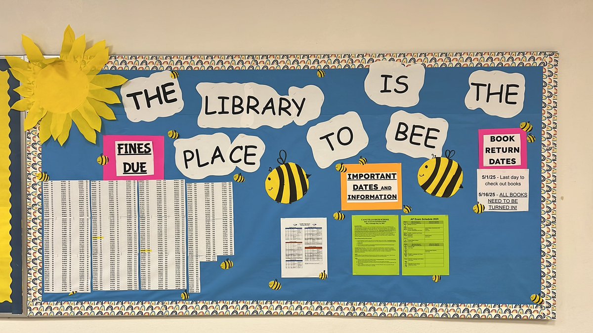 CHS library tweet media