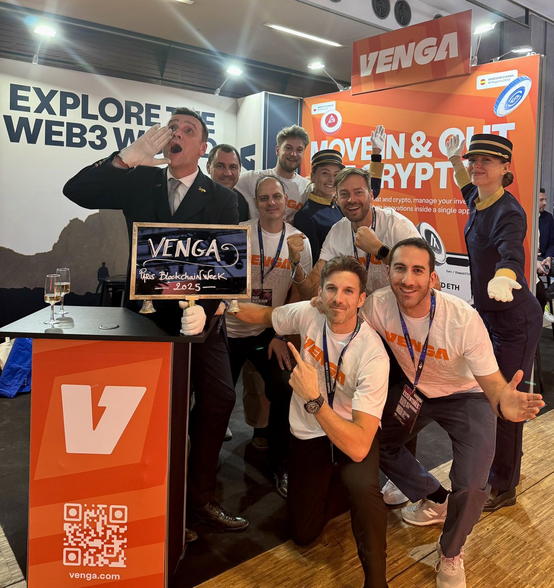 Venga_App's tweet photo. Wrapping up #PBW25 with some @signalweek friends! https://t.co/qRq48ENEpr