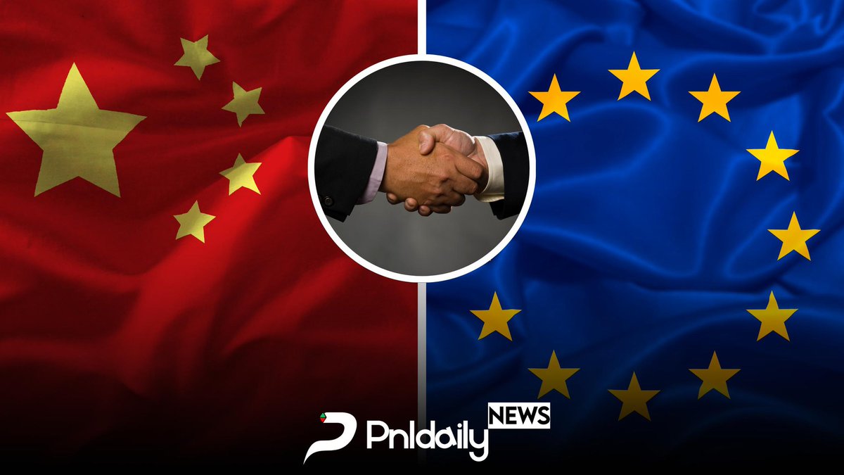 pnldailyy's tweet photo. JUST IN:China and the European Union have reached an agreement to begin talks aimed at removing EU tariffs on Chinese electric vehicles. https://t.co/wSkzNr1jbp