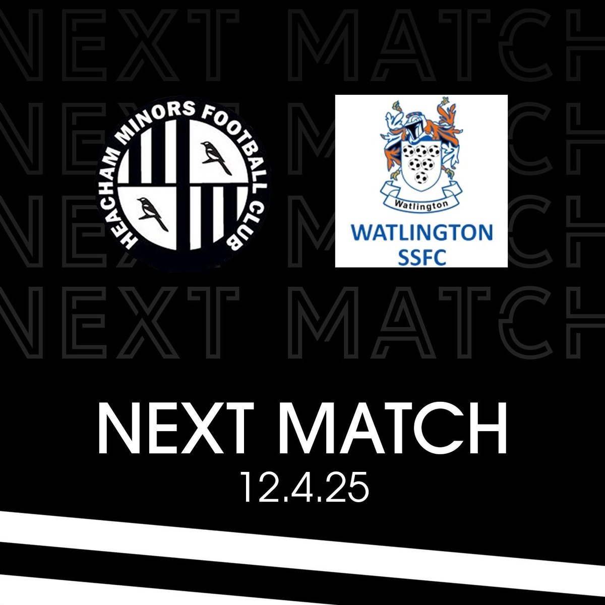 Our HMFC Development side are at home on Saturday facing Watlington A, 2:30pm kick off.

Come down and support the lads 🤍🖤