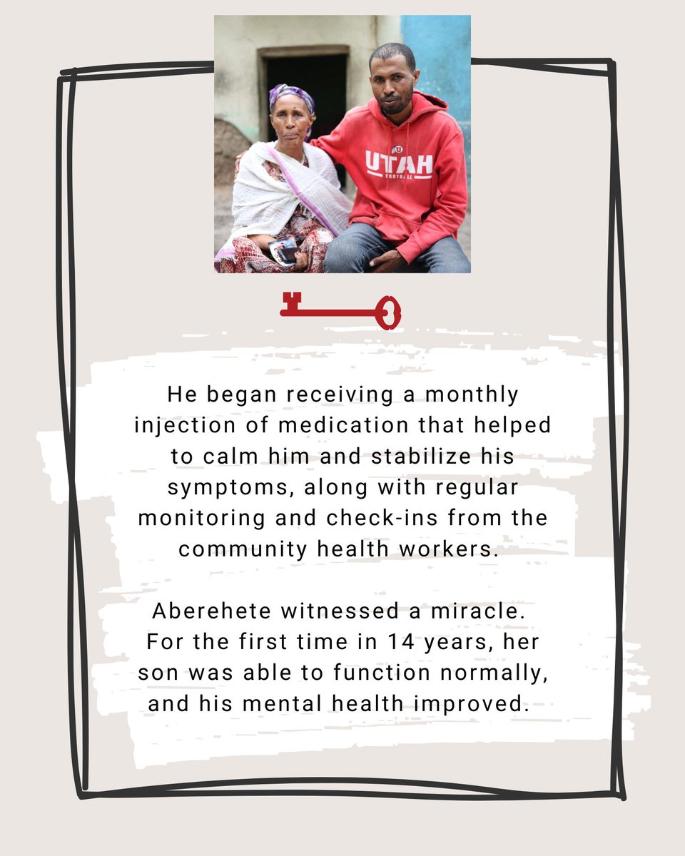 medicalteams's tweet photo. Aberehete helped her son enroll him in a mental health program. Then, she witnessed a miracle – for the first time in 14 years, her son was able to function normally, and his mental health improved. 🗝️ https://t.co/UaSDGPBjPJ