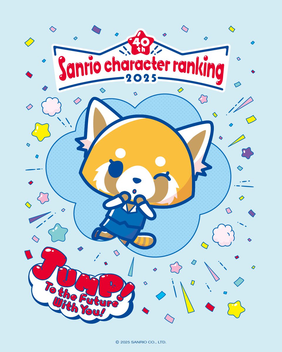 It's time to rage and vote for Aggretsuko! 🎸🔥 The 40th Annual @Sanrio Character Ranking Contest is here!  

Vote today: bit.ly/4igwkd7 #sanriocharacterranking