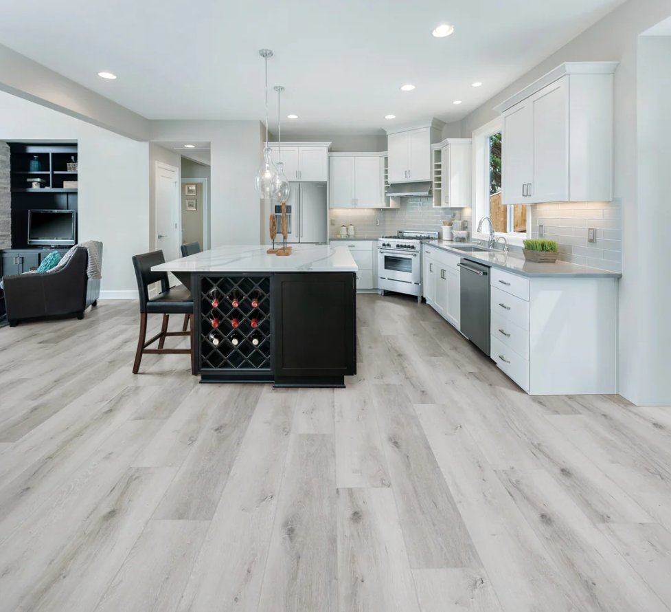 PremiumFCA's tweet photo. Looking for light luxury flooring that doesn't blend into the background? Our vinyl flooring Prague Oak color might be exactly what you need!✨

#PremiumFloors #BringYourSpaceToLife https://t.co/Ykd6KQ3C0v