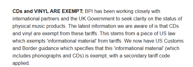 An industry breathes a small sigh of relief.....