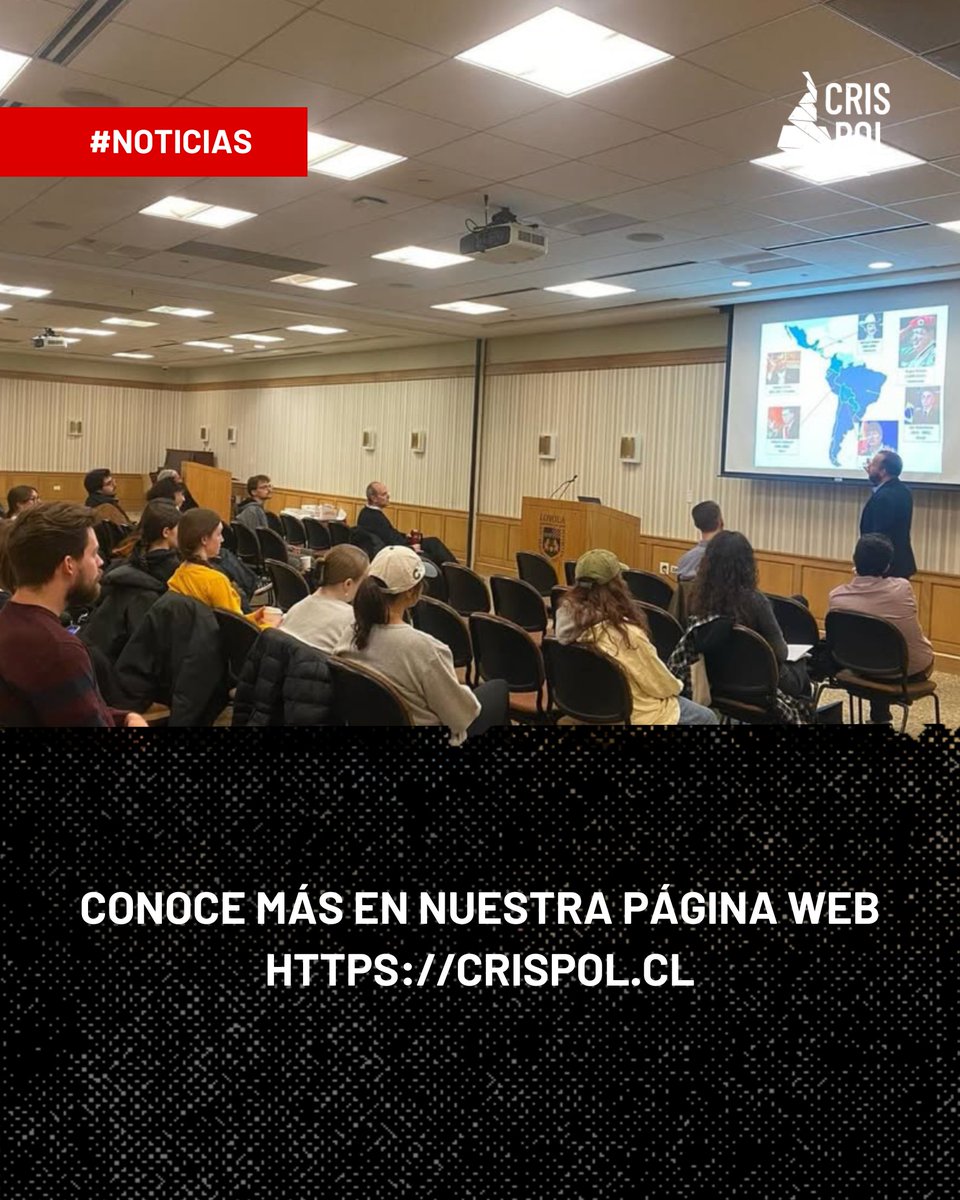 nucleo_crispol's tweet photo. 📖 ➡️ El Dr. Christopher Martínez, investigador #CRISPOL, participó en eventos académicos en Chicago, donde presentó sus investigaciones sobre la democracia en América Latina, dictando charlas en la Loyola University y en el Congreso MPSA.

🔗 Lee más en: https://t.co/DX6TgO15oX https://t.co/vyS6hDaE5s