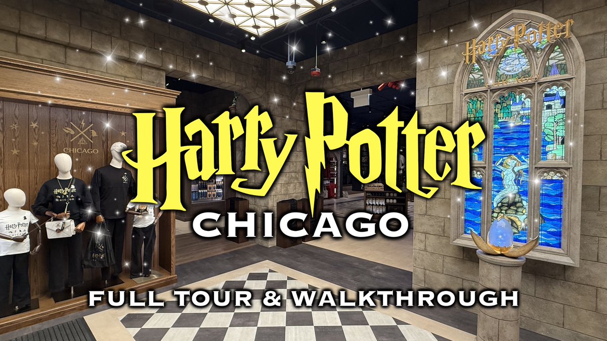 BRAND NEW Harry Potter Store Chicago | Full Tour &amp; Walkthrough youtu.be/mVMwZFKrjuY

#wbpartner #harrypotterchicago #harrypottershop
