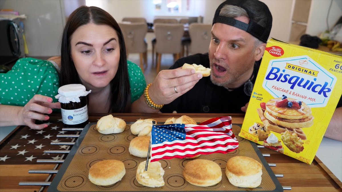 Mr_H_YouTube's tweet photo. Can we make the perfect biscuits with bisquick? 
Join us today at 5:15pm to find out.
Link in the comments

#mrhandfriends #bisquick #biscuits #baking #britstry https://t.co/bhLJArUsCa