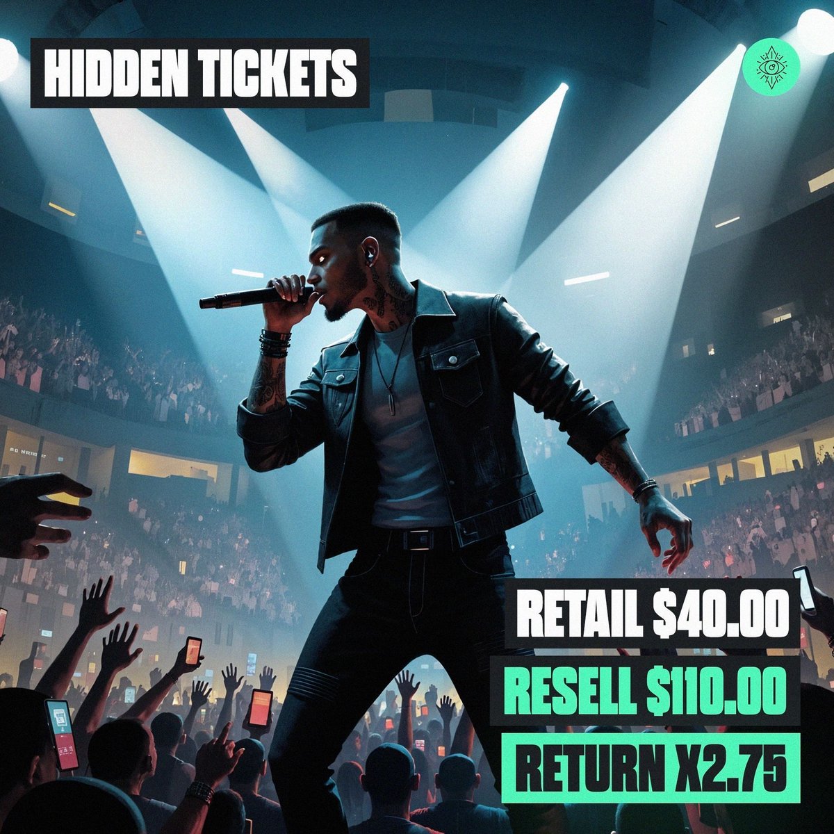hiddensociety's tweet photo. Triple digit returns on every ticket sold, making money this easy never gets old 🥱

Earn another source of income today👇
https://t.co/IfP3kdsviI https://t.co/zXj7ezgGEY