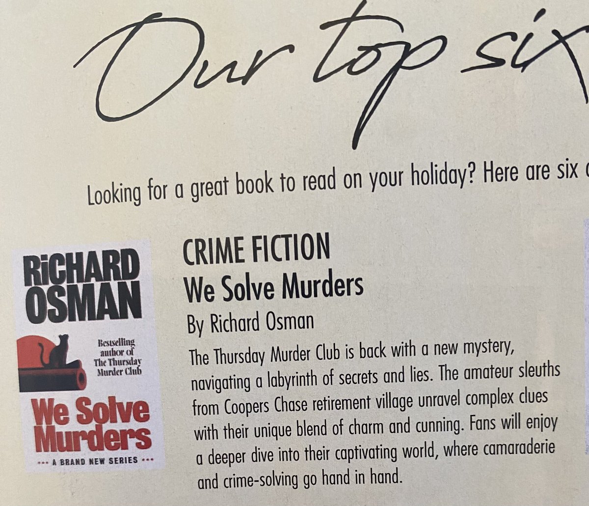 SkipWilloughby's tweet photo. I’m not sure the person who compiled this list for @jet2tweets holiday reads list has actually read it @richardosman?!! https://t.co/u0VltBAHCu