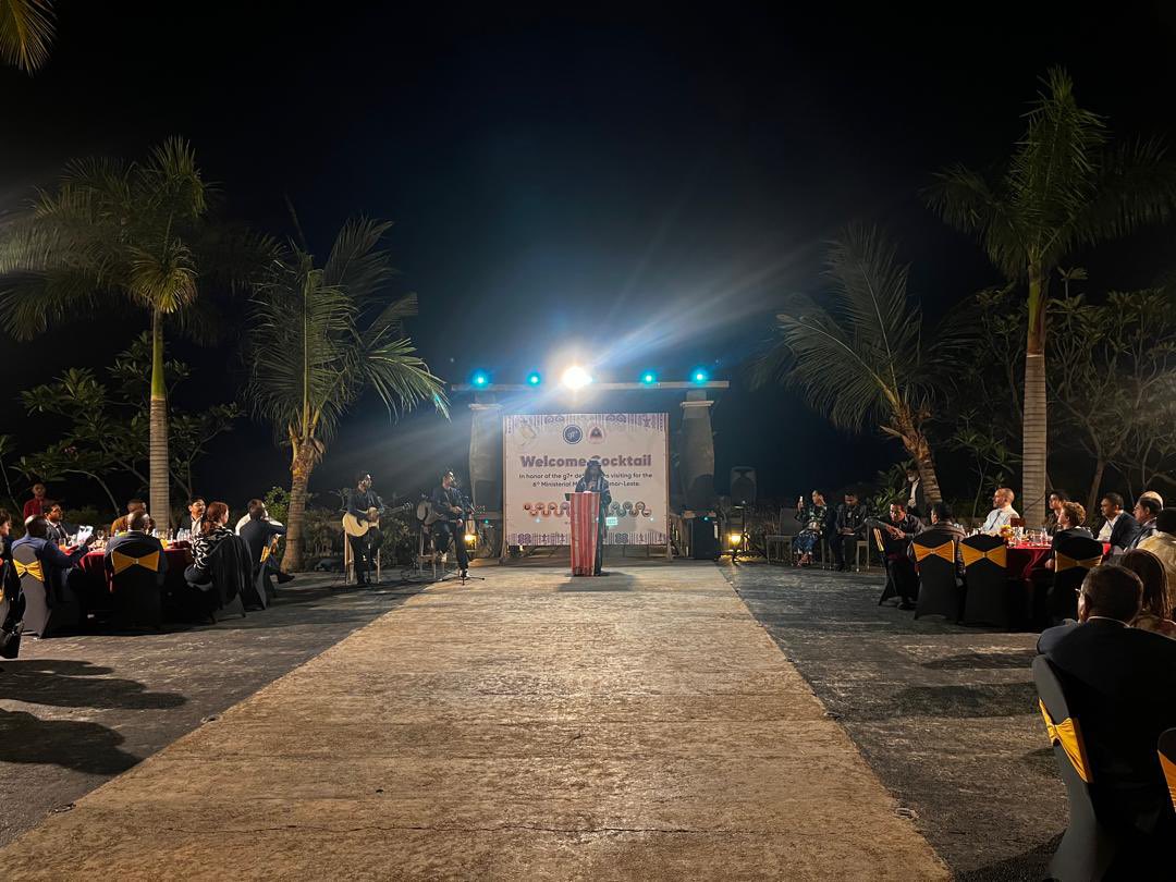 Sierra Leone’s Planning Minister &amp; g7+ Chair, Kenyeh Barlay, thanks Timor-Leste for the warm welcome in Dili, calling the g7+ a “family of nations” united by shared struggles &amp; resilience. #g7plus #Dili #SierraLeone #TimorLeste