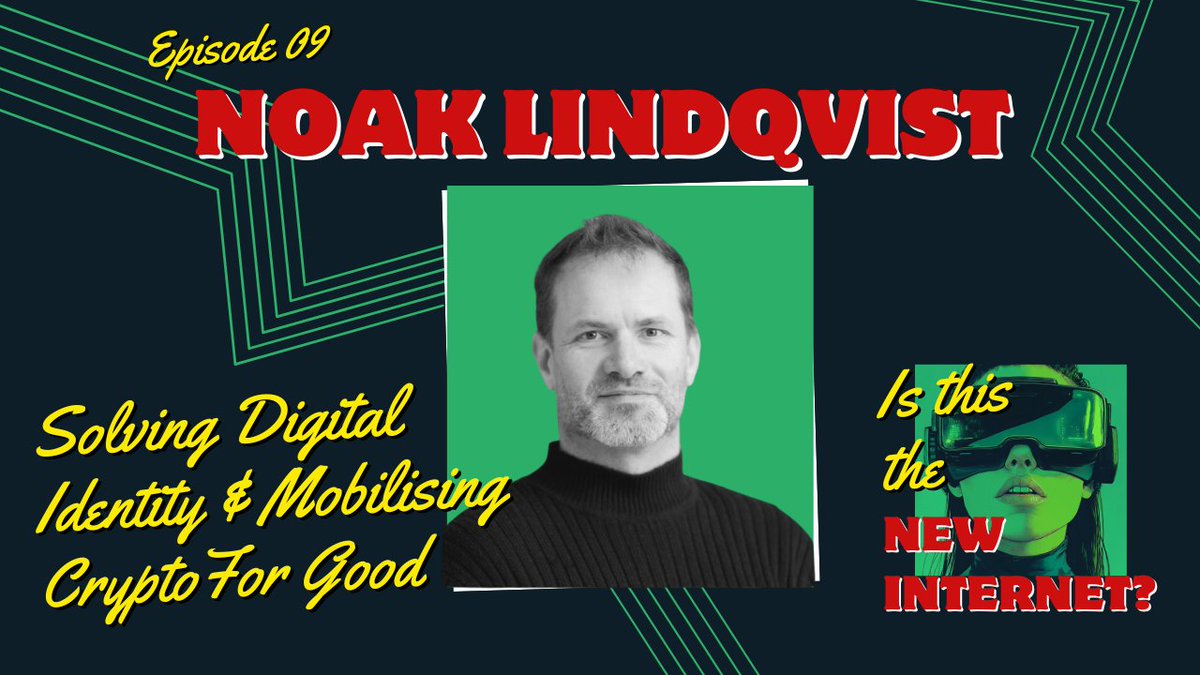 Is This The New Internet? (@newinternetpod) on Twitter photo Episode 9 of Is This The New Internet is LIVE! My guest this week is Noak Lindqvist of <a href="/dao_toronto/">Toronto DAO</a> and the head of Toronto's <a href="/greenpillnet/">greenpill.network</a> chapter!
This episode is full of BIG ideas. Head on over to the Linktree in our bio to listen to the full episode! Episode 9 of Is This The New Internet is LIVE! My guest this week is Noak Lindqvist of <a href="/dao_toronto/">Toronto DAO</a> and the head of Toronto's <a href="/greenpillnet/">greenpill.network</a> chapter!
This episode is full of BIG ideas. Head on over to the Linktree in our bio to listen to the full episode!