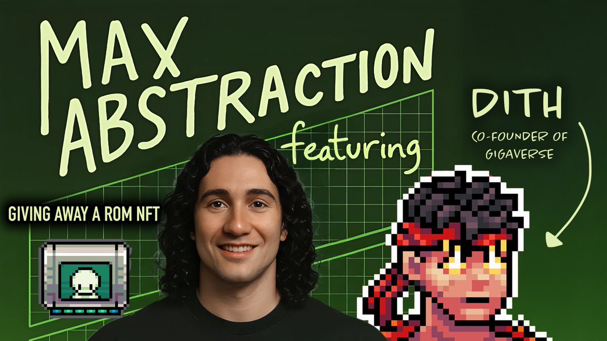 LIVE WITH <a href="/0xDith/">Dith</a> from <a href="/playgigaverse/">gigaverse | onchain RPG</a> 

Talking: 

- How to climb the dungeons
- How to earn more rewards
- What’s the future of Gigaverse?

Giving away a FREE ROM in stream 

To enter, just RT this and be in stream!

Link below