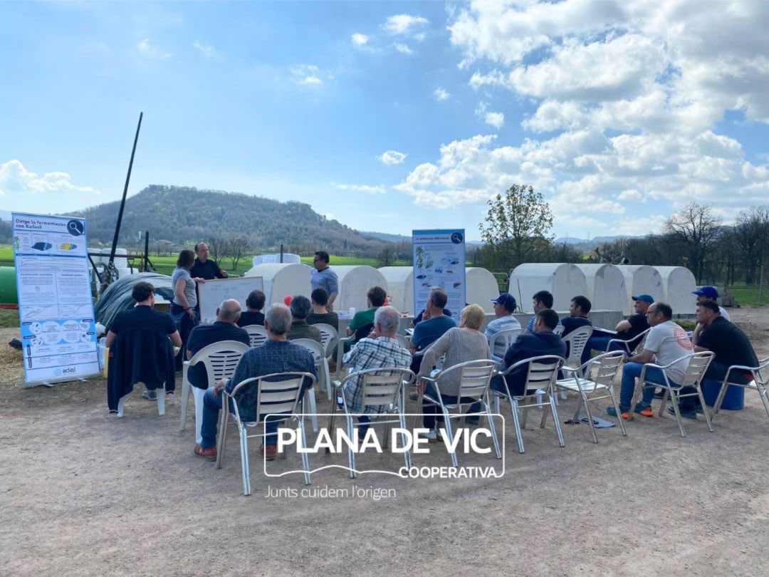 🐄El passat dimarts 8 d'abril vam tenir l'oportunitat de fer una jornada de valoració de qualitat d'ensitjats a la Granja Era d'en Solà, juntament amb l'Àlex Udina, tècnic de l'empresa Emporvet. 🚜💚

#CooperativaLaPlanaDeVic #QualitatEnsitjats #AgriculturaSostenible