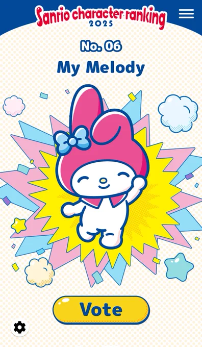 I just need cinnamaroll to be dethroned yall  don't care who's 1st just need him to LEAVE 