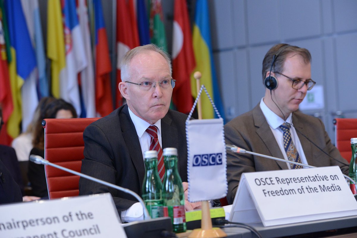 savic_danka's tweet photo. 🇧🇦 welcomes @OSCE_RFoM Jan Braathu at today’s #OSCEPC and thanks him for his engagement and his call for BiH to align its legislation with international standards and OSCE commitments. We're glad Sarajevo will host a Regional Media Conference next month.
📸 Micky Kroell/OSCE https://t.co/bIwEMbS7Fq