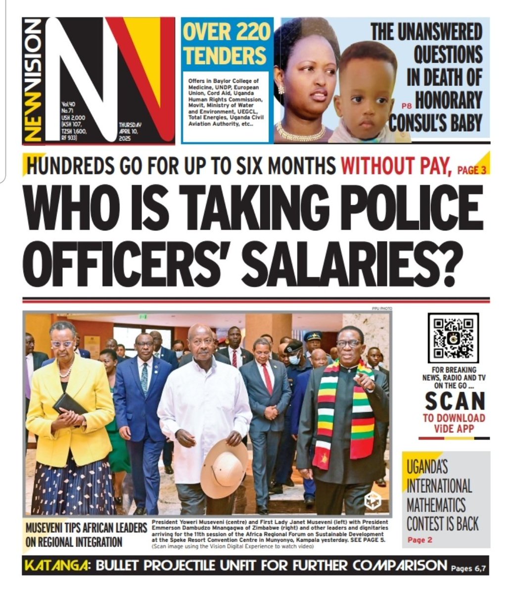 The question is👇 who is taking police officers salaries?
<a href="/KagutaMuseveni/">Yoweri K Museveni</a>
<a href="/JanetMuseveni/">Janet K Museveni</a>
<a href="/mkainerugaba/">Muhoozi Kainerugaba</a>
<a href="/MODVA_UPDF/">Uganda Peoples' Defence Forces</a>
<a href="/PoliceUg/">Uganda Police Force</a> 
<a href="/GovUganda/">Government of Uganda</a> 
<a href="/Parliament_Ug/">Parliament of Uganda</a>
<a href="/AnitahAmong/">Anita Annet Among</a> 
<a href="/Thomas_Tayebwa/">Thomas Tayebwa</a>
<a href="/igp_ug1/">ABAS BYAKAGABA</a>
<a href="/Tom_Magambo/">AIGP Tom Magambo Rwabudongo</a>