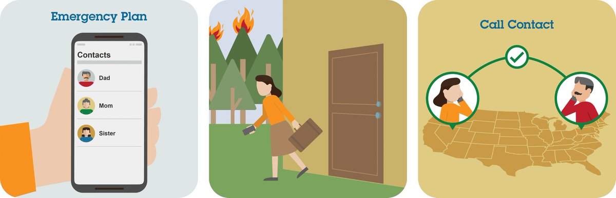 Whether it's wildfire, flooding, or hurricanes, whatever the cause for an evacuation, make communication part of your plan.